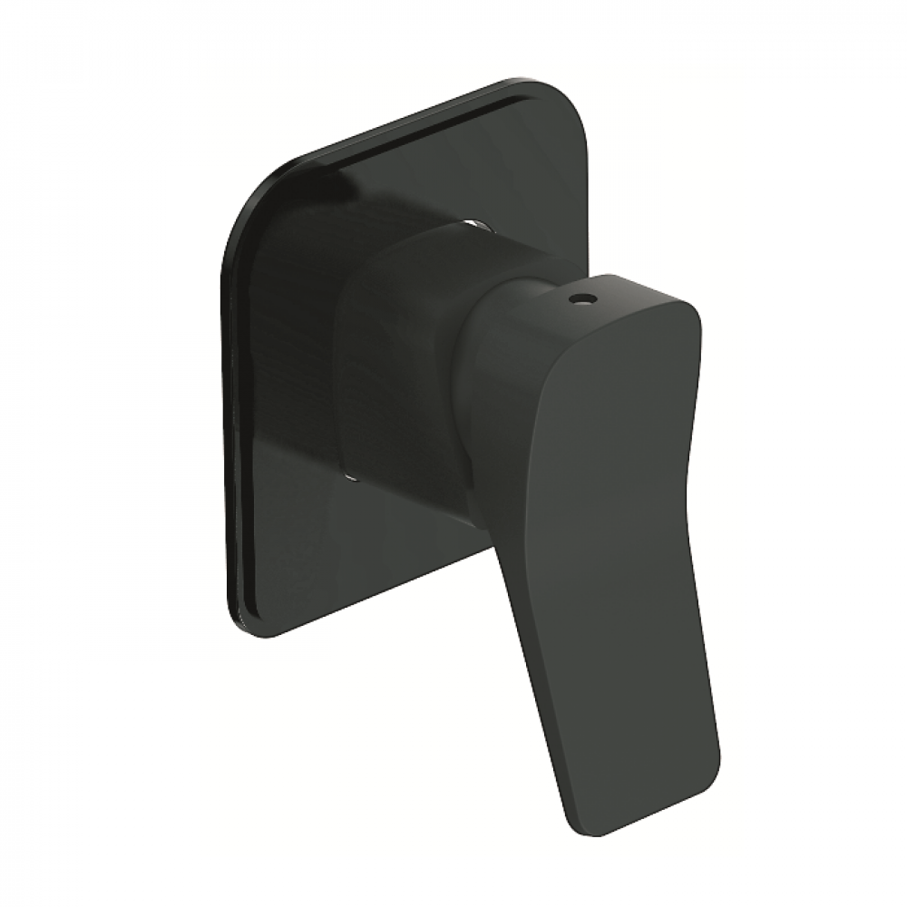 81017120B Смеситель скрытого монтажа д/душа, черный матовый