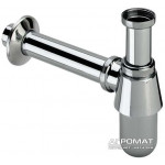 100674 Сифон д/дон.клапана, хром