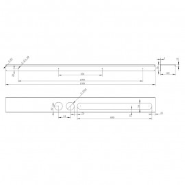 8053140W ART Полка для аксессуаров 120, белая матовая