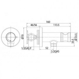 E37005 030 PALOMA Гигиенический душ, хром