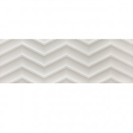 LOOK WHITE CHEVRON/33,3X100/R