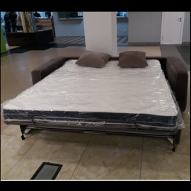 F-TYSOST07SST Диван TYSON 224 CM., тканина 037 GRIGIO CENERE (2 частини) + F-CHA851 Подушка 50х50, обивка  031 TORTORA (2 шт)