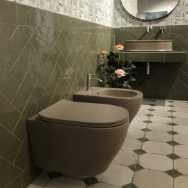 TEA005 01 TEN крышка для унитаза soft-close, белая глянцевая