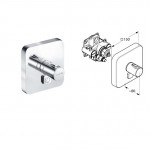 388030538 Push Наружная часть термостата д/душа