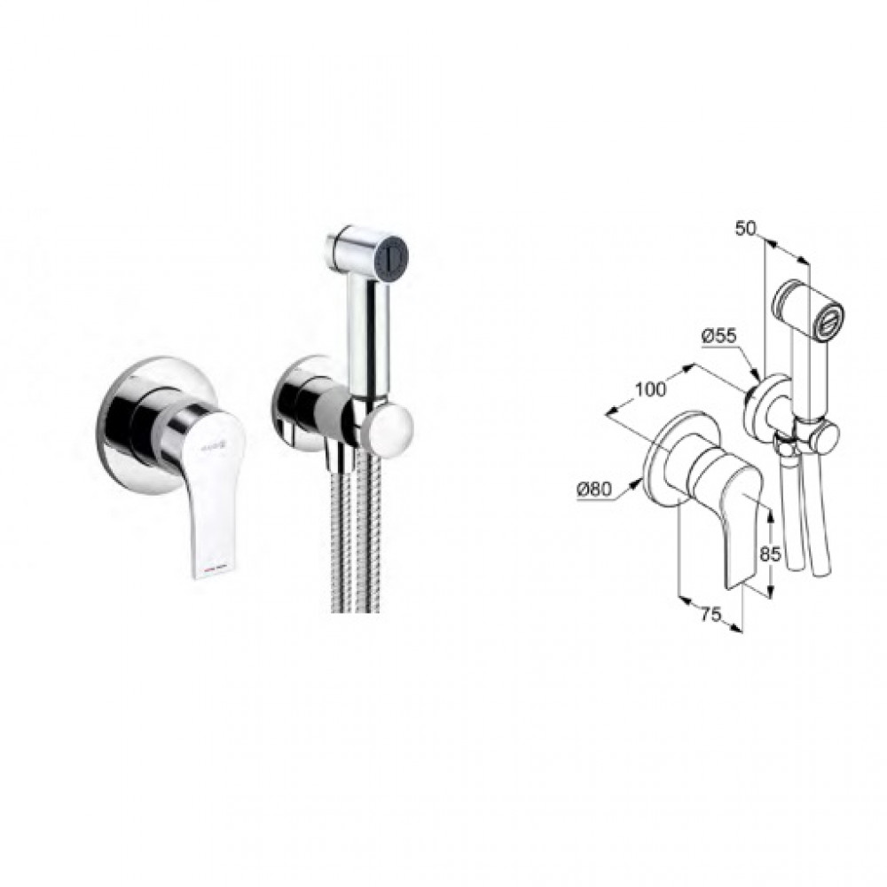 489980565 Zenta SL Комплект гигиенического душа