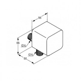 655404300 A-QA white Шланговое подключение