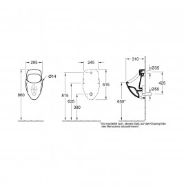 75070001 (75071001) OMNIA PRO/O.NOVO Уринал