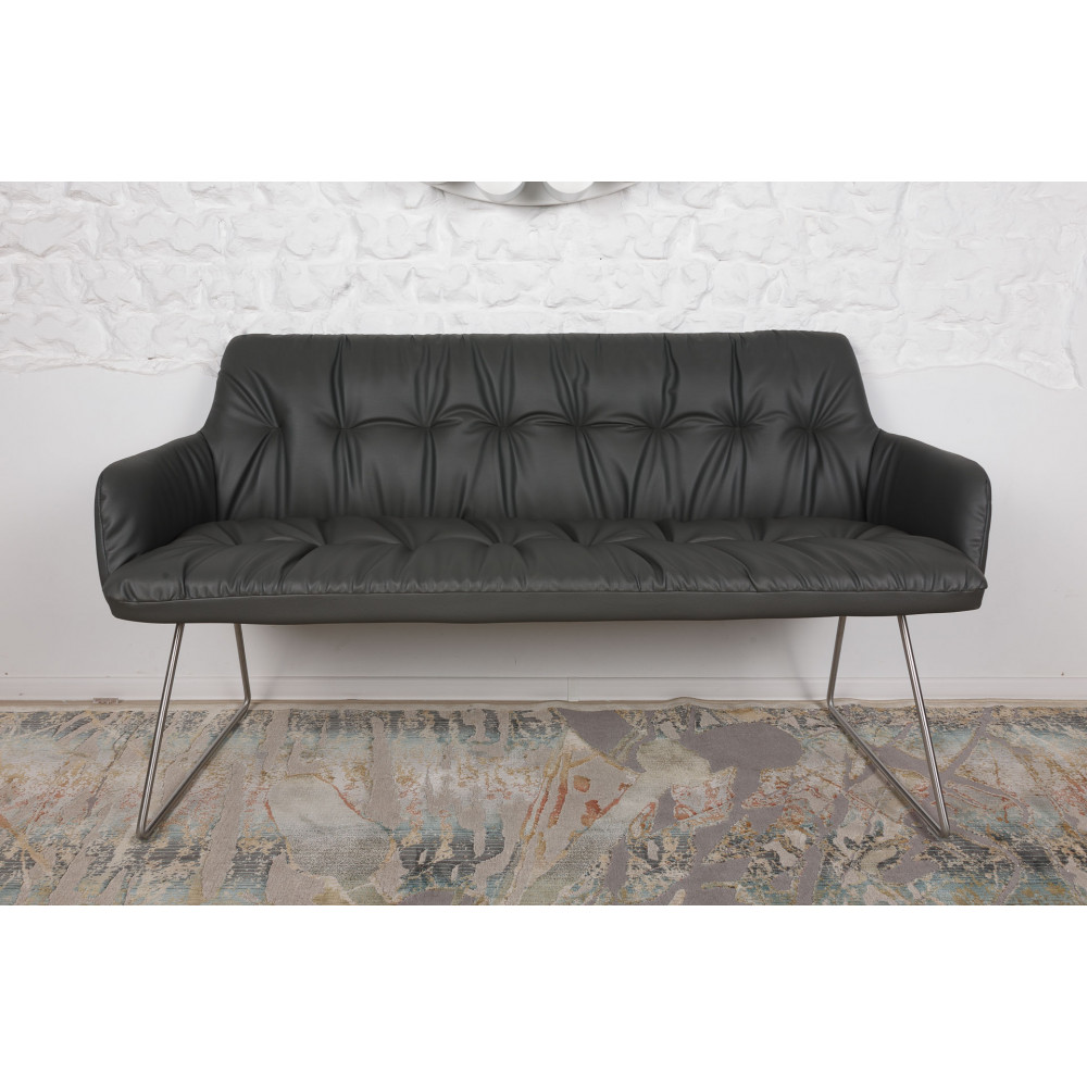 Кресло - банкетка LEON, темно-серый