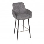 Стул барный OLIVA, серый