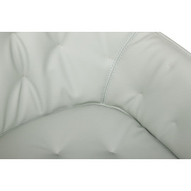 Кресло VIENA, светло-серый экокожа