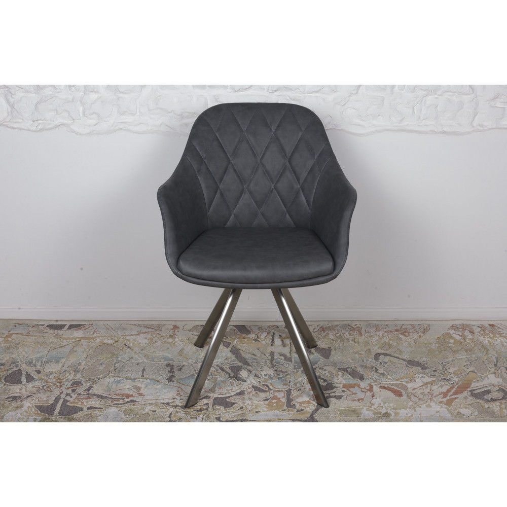 Кресло поворотное ALMERIA, серый