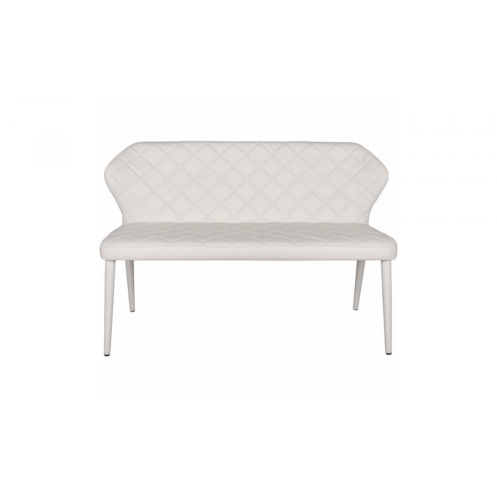 Кресло - банкетка VALENCIA, белый экокожа