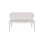 Кресло - банкетка VALENCIA, белый экокожа