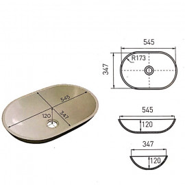 Мийка зі штучного каменю (OV207)
