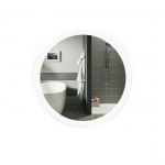 Дзеркало   AQUA  , кругле, скло стандарт 4 мм., з підсвіткою вмикач сенсор MULTI TOUCH dimmer по центру, 700х700