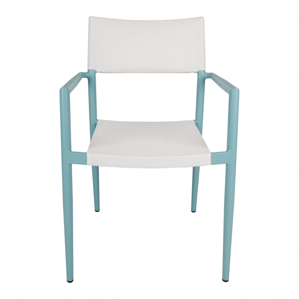 Стул SALTA, бирюзово-белый