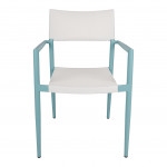 Стул SALTA, бирюзово-белый