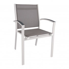 Стул MEXICO, бело-серый