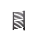 RETE-50/70С31 RETTO ELECTRO Рушникосушка електрична, колір чорний мат, ЗАПРАВЛЕНА та запакована чорним ТЕНом HOTS-03C2U з ПРИХОВАНИМ підключенням справа