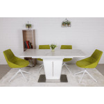 Стол обеденный ALABAMA, белый матовый