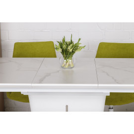 Стол обеденный ALABAMA, белый матовый