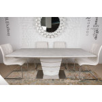 Стол обеденный BALTIMORE, серо-белый