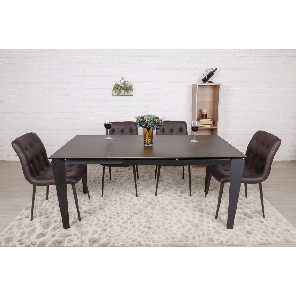 Стол обеденный ALTA, темно-коричневый