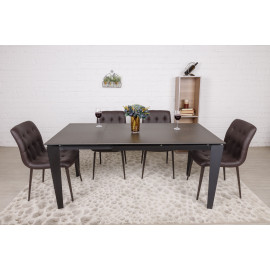 Стол обеденный ALTA, темно-коричневый