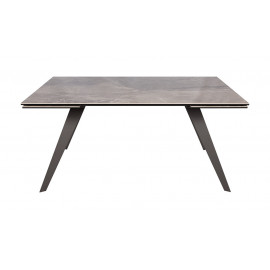 Стол обеденный MOSS, темно-серый глянец