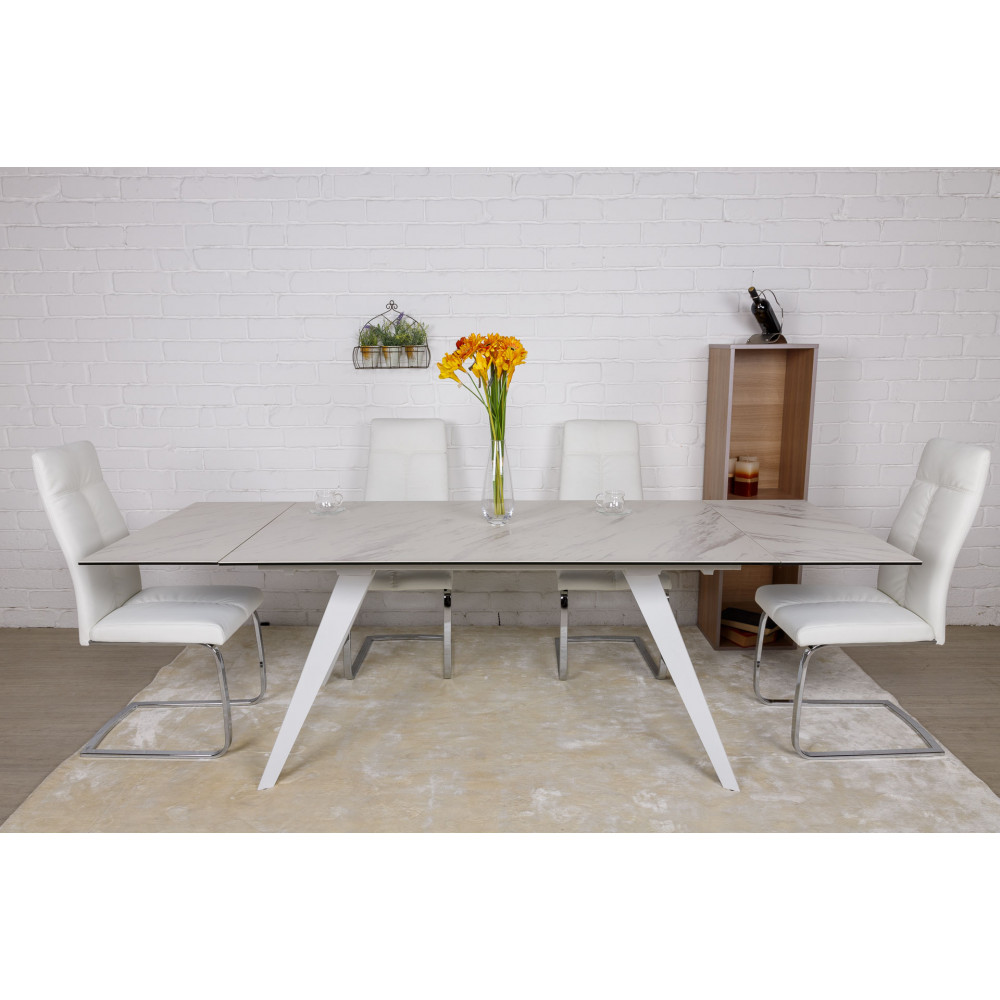 Стол обеденный MOSS, белый