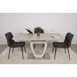 Стол обеденный TORONTO NEW, керамика бежевый