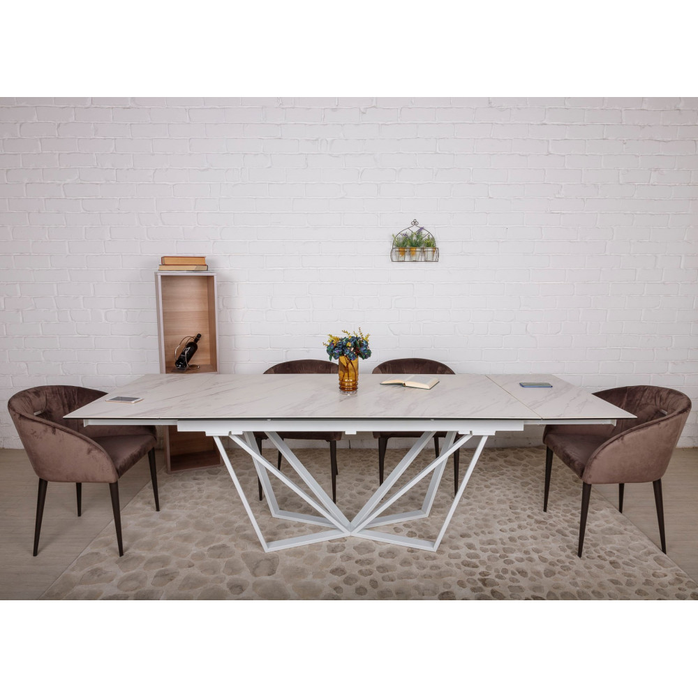 Стол обеденный NOTTINGHAM, белый