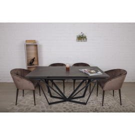 Стол обеденный NOTTINGHAM, черный