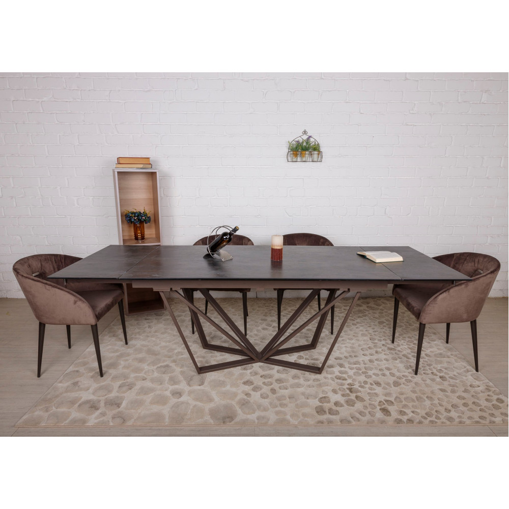 Стол обеденный NOTTINGHAM, коричневый