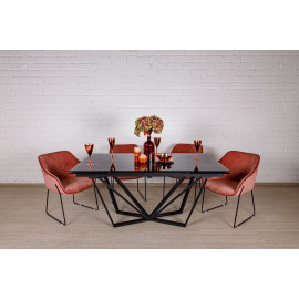 Стол обеденный NOTTINGHAM, дымка глянец