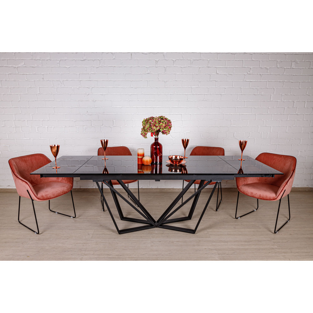 Стол обеденный NOTTINGHAM, дымка глянец