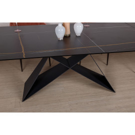 Стол обеденный ALMA, черный