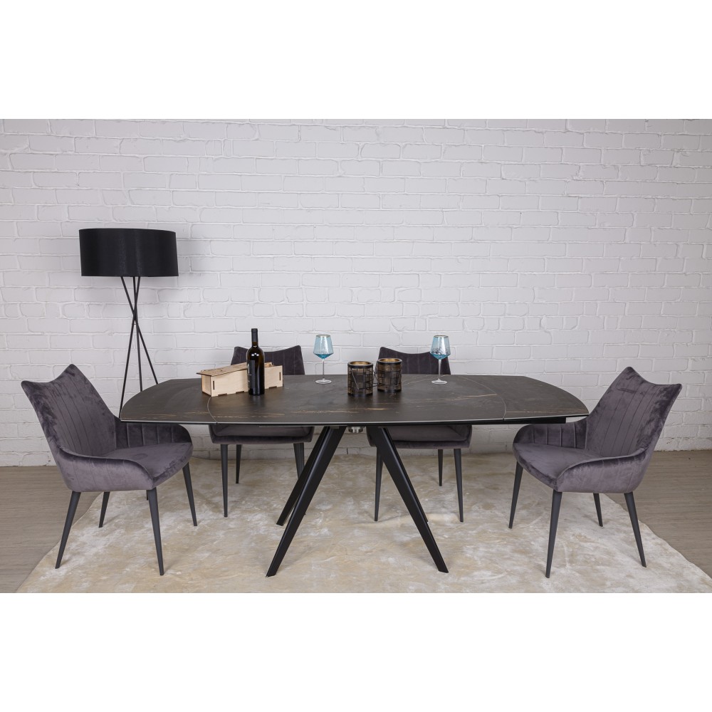 Стол обеденный COVENTRY, черный