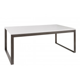 Стол журнальный BRIGHTON R, белый МДФ