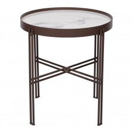 Стол журнальный ETON S, белый глянец