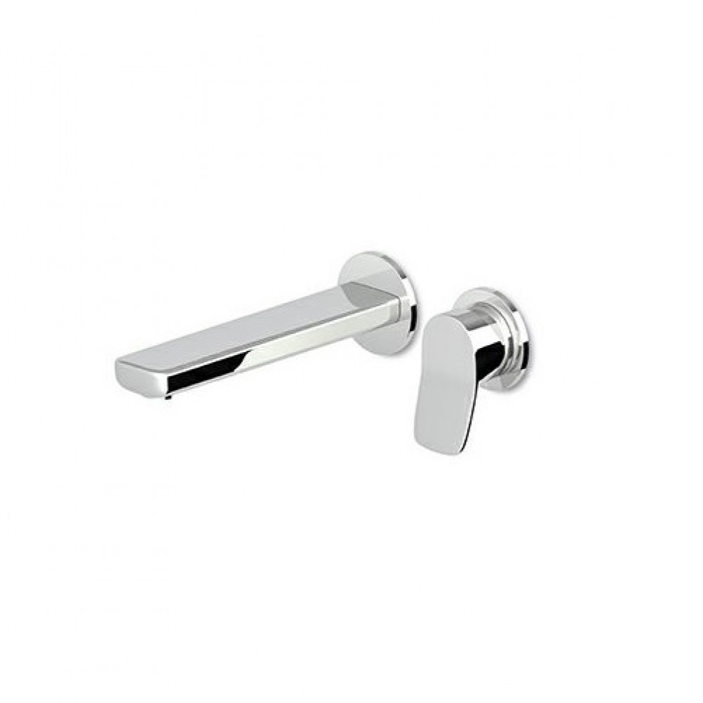 ZBR674 Brim Зовнішня частина вбудовного змішувача для раковини  на 2 отв. з виливом 225 мм, хром